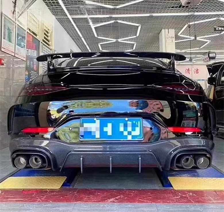 Suitable for the New  GT50 Carbon Fiber Babs Front Lip Rear Lip Skirt Tail air Knife